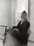 Edgar Degas Woman at a Window oil painting artist